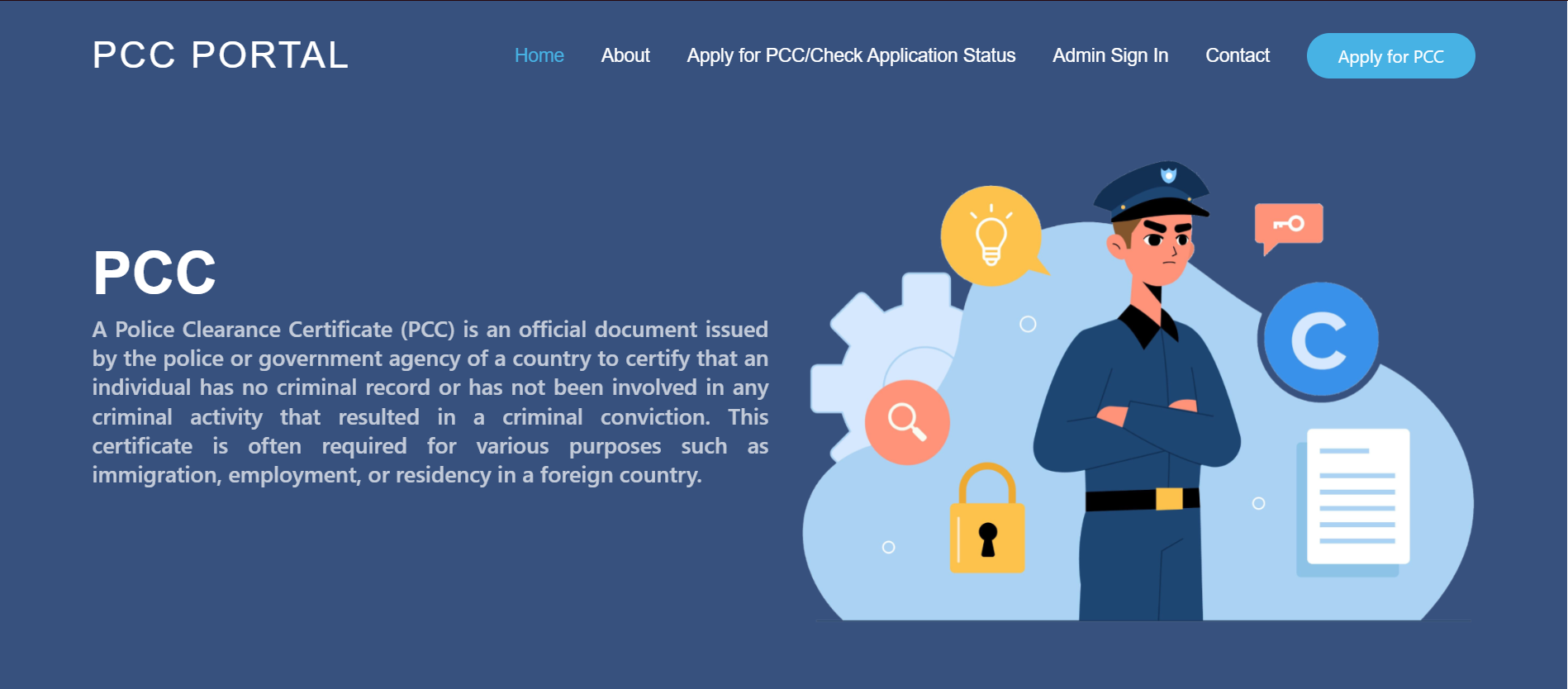 Police Clearance Certificate